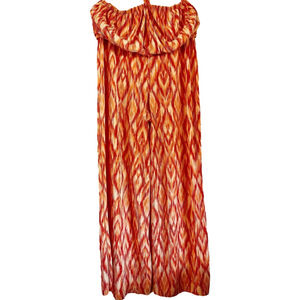 No Boundaries, Off-Shoulder Patterned Tube Top and Pants, Two Piece set, SZ XXL